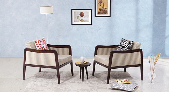 Herzog Wooden sofa Four Seater